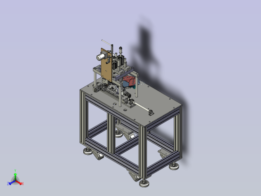 N95口罩耳带焊接机设备3D图