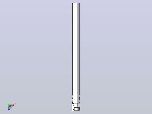 皮带直线轴半封闭可选导轨TPA-HNB-140D-120-L1700-ML-C-P40-N3俯视缩略图
