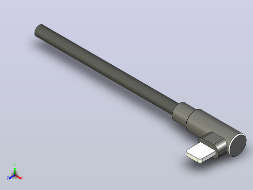 REMHA 8 针 90° 直角 2m USB 数据线
