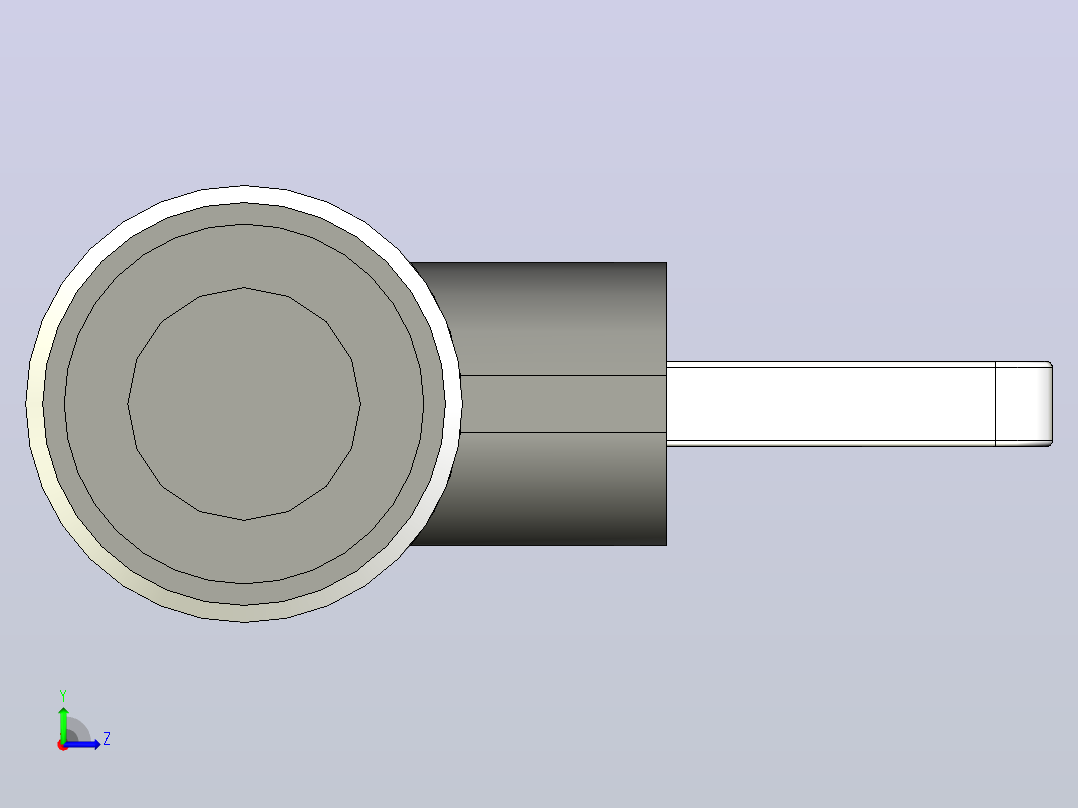 REMHA 8 针 90° 直角 2m USB 数据线左视图