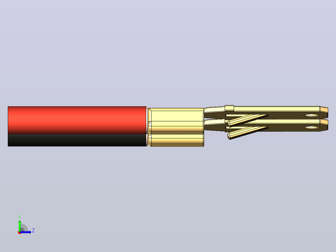 接线端子spade-terminal-6-3mm-x-24mm-1 3 STP STL左视图