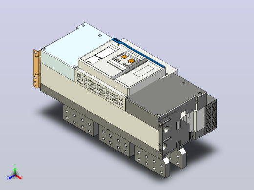 NXA63H50-3P固定万能式断路器三维模型202208