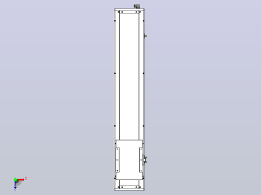 SCS17-700-BM-750W+煞車滚珠花健、支撑座、滚珠丝杠、交叉导轨、直线模组俯视缩略图