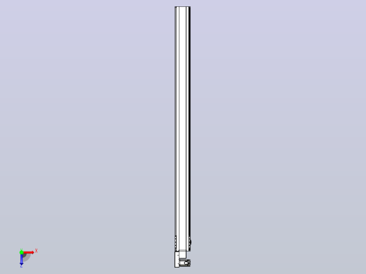 皮带直线轴半封闭可选导轨TPA-HNB-175D-140-L2550-ML-Y-P75-N3俯视缩略图