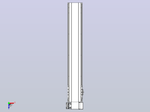 皮带直线轴半封闭可选导轨TPA-HNB-140D-120-L700-RP-Y-P40-N3俯视缩略图