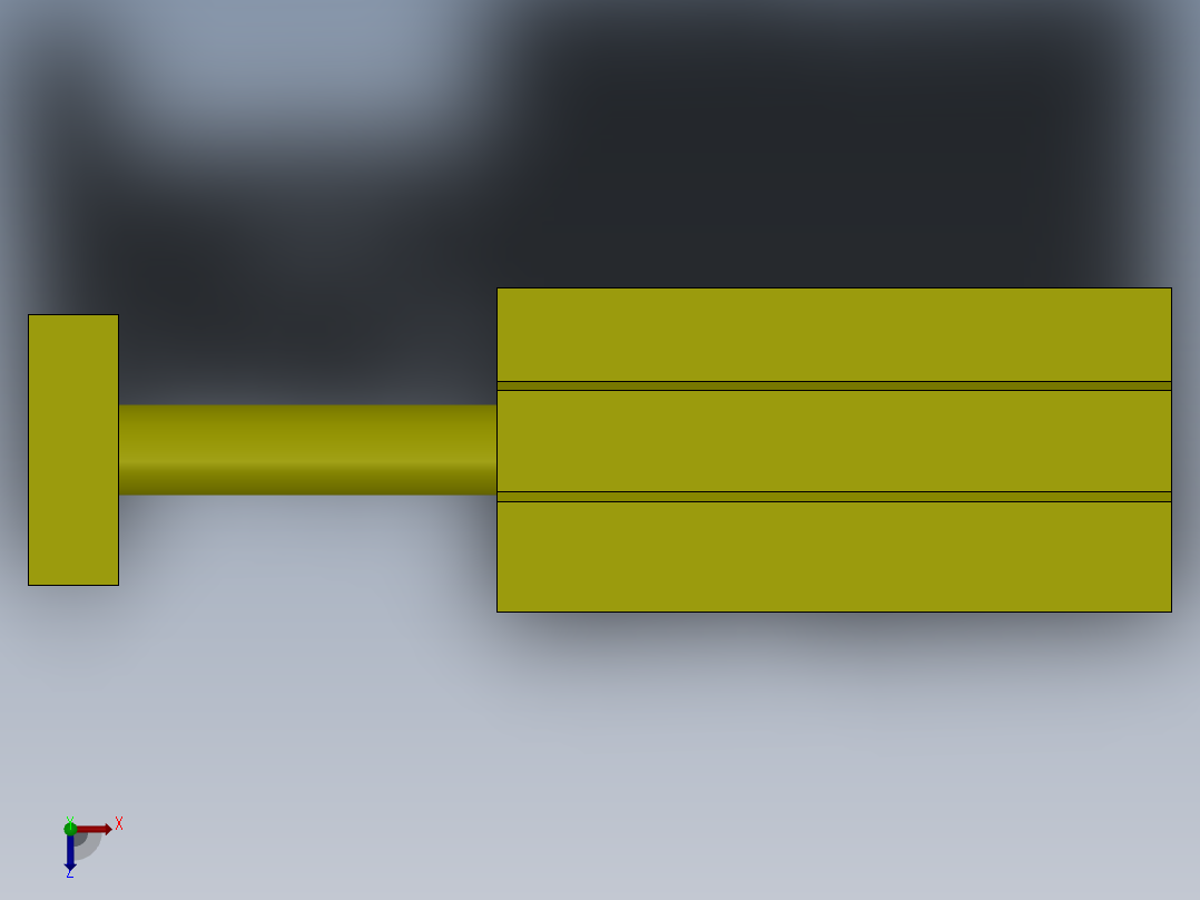 薄膜热切割机构俯视图