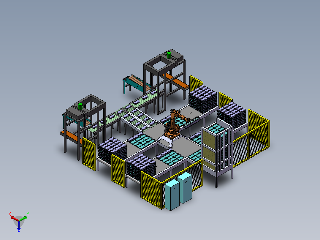 机器人码垛方案