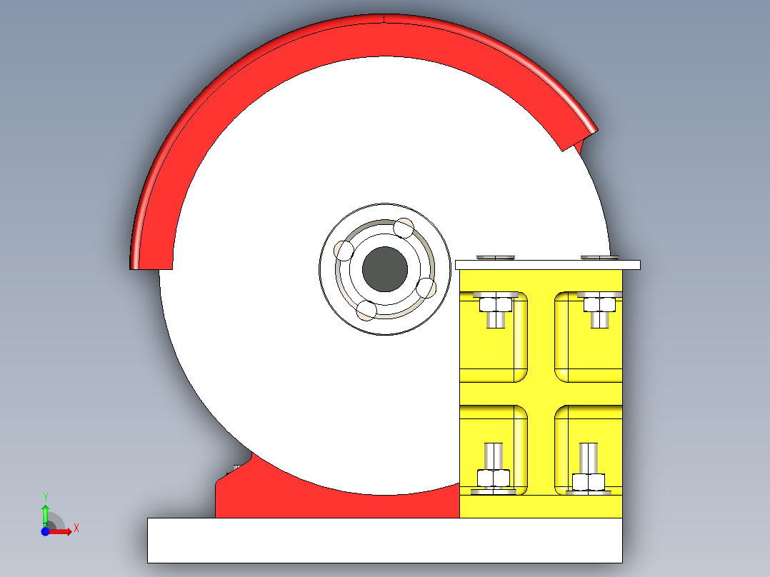 电动切割机X_T前视图