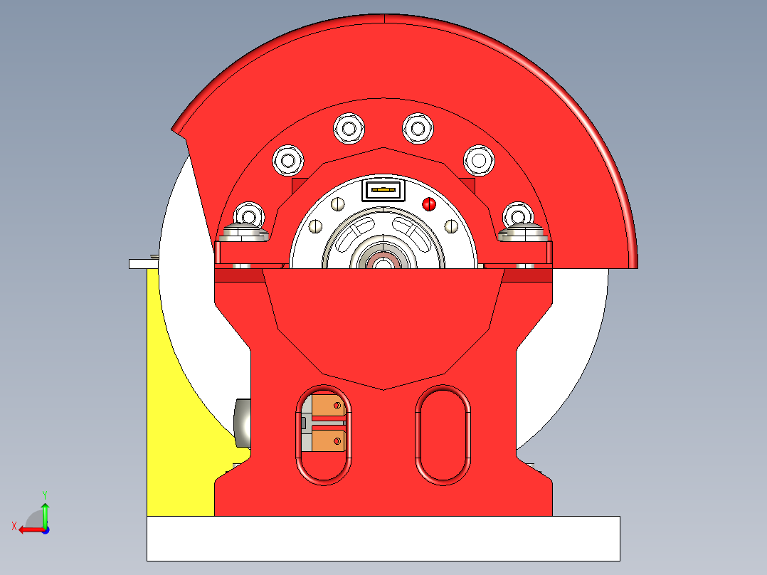 电动切割机X_T后视图