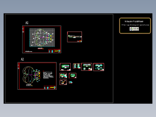 大型温泉水上乐园娱乐性游泳池给排水水循环处理系统全套CAD图纸