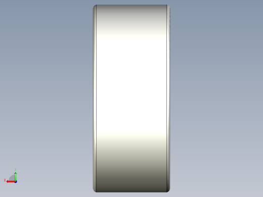 Inventor设计的轴承3D模型后视缩略图