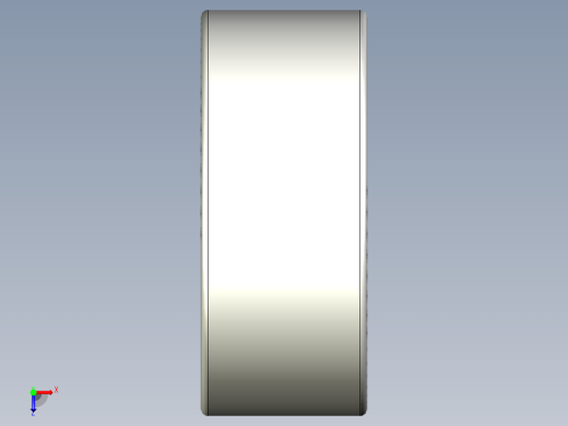Inventor设计的轴承3D模型俯视缩略图