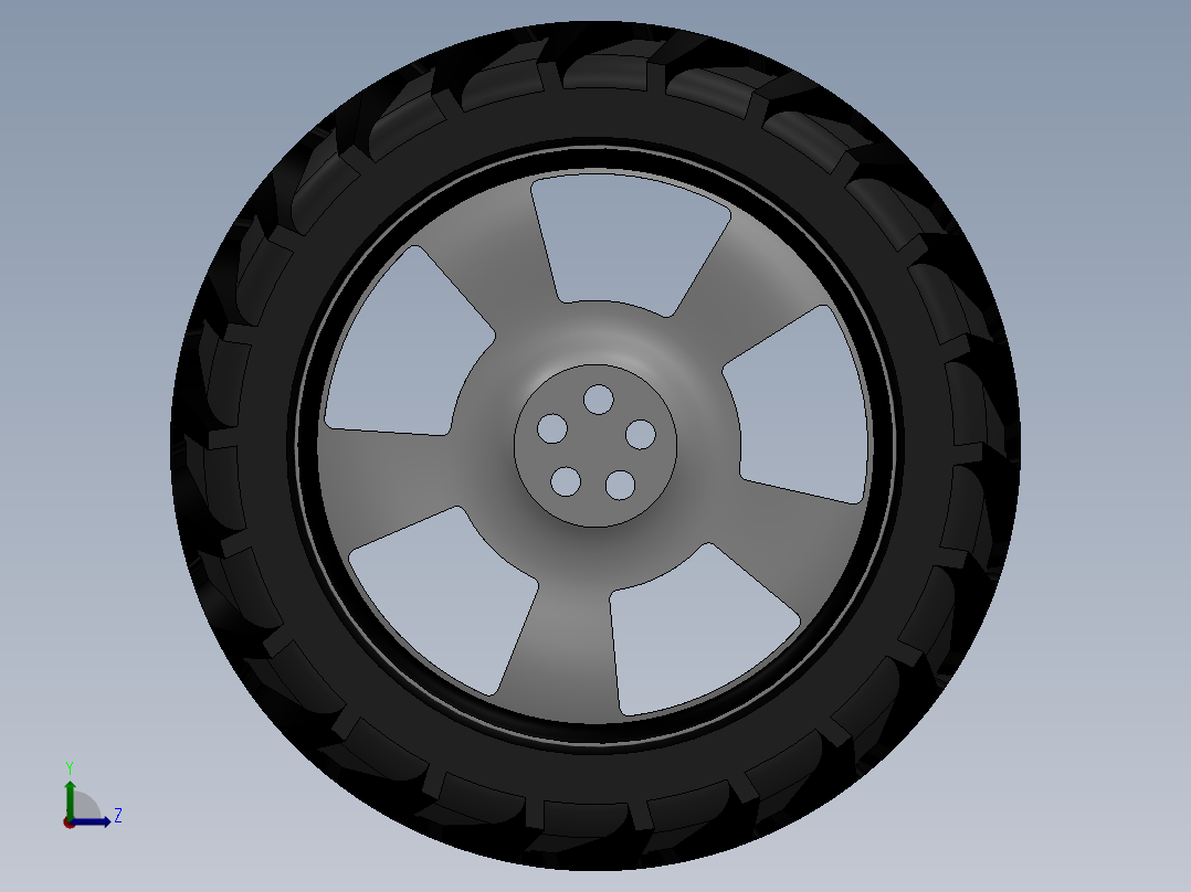 solidworks 轮辋左视图