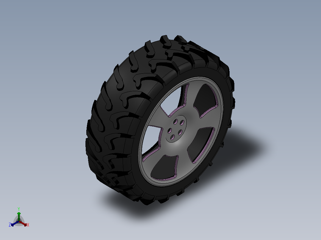 solidworks 轮辋正等轴测图