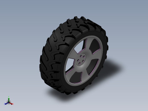 solidworks 轮辋正等轴测缩略图