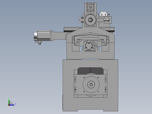 0630数控车床3D图纸H235 F197左视缩略图