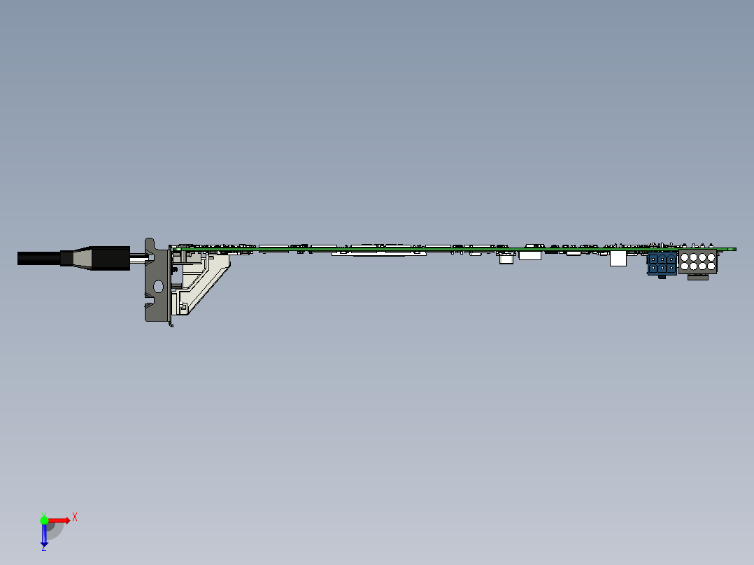 PG600 SKU 显卡 俯视图