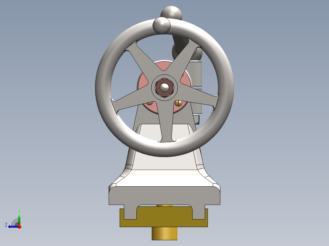 lathe tail stock车床尾座3D图纸 Solidworks设计右视图