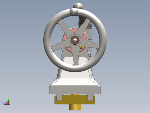 lathe tail stock车床尾座3D图纸 Solidworks设计右视缩略图