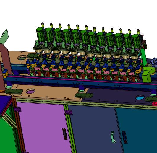 电源高频变压器检测打标产线