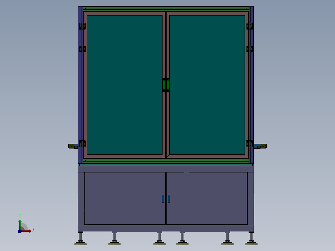 继电器凸轮自动组装机前视图