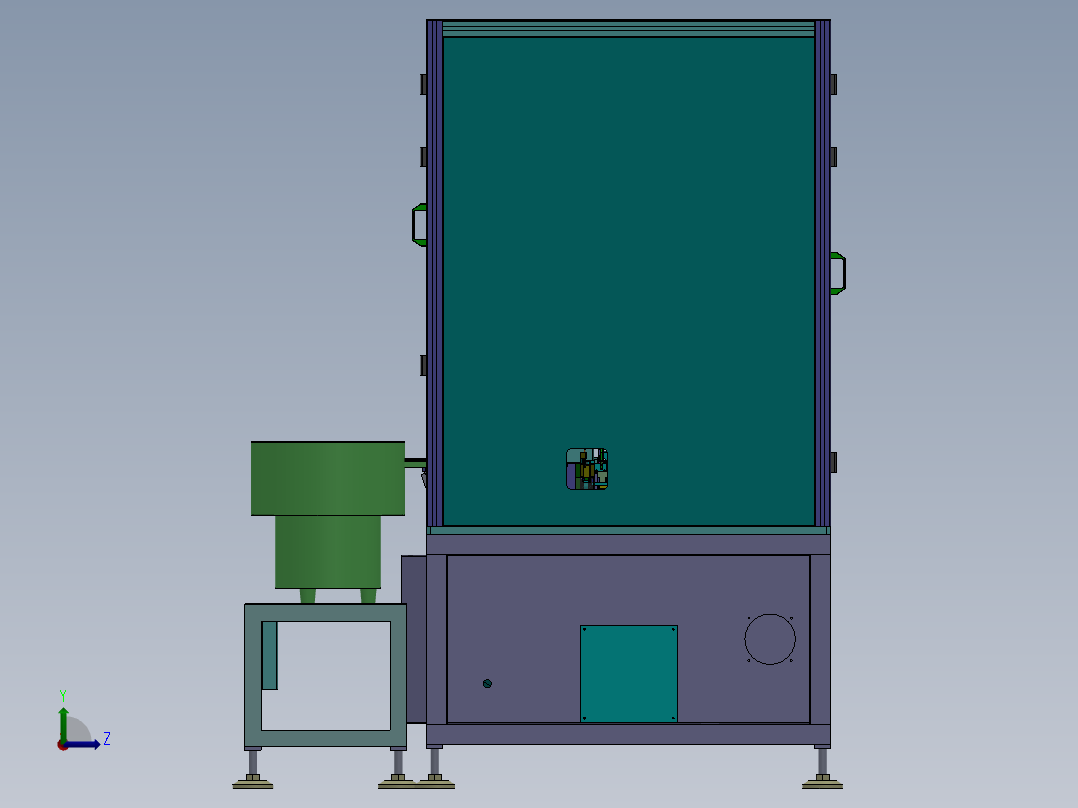 继电器凸轮自动组装机左视图