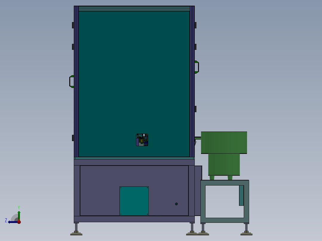 继电器凸轮自动组装机右视图
