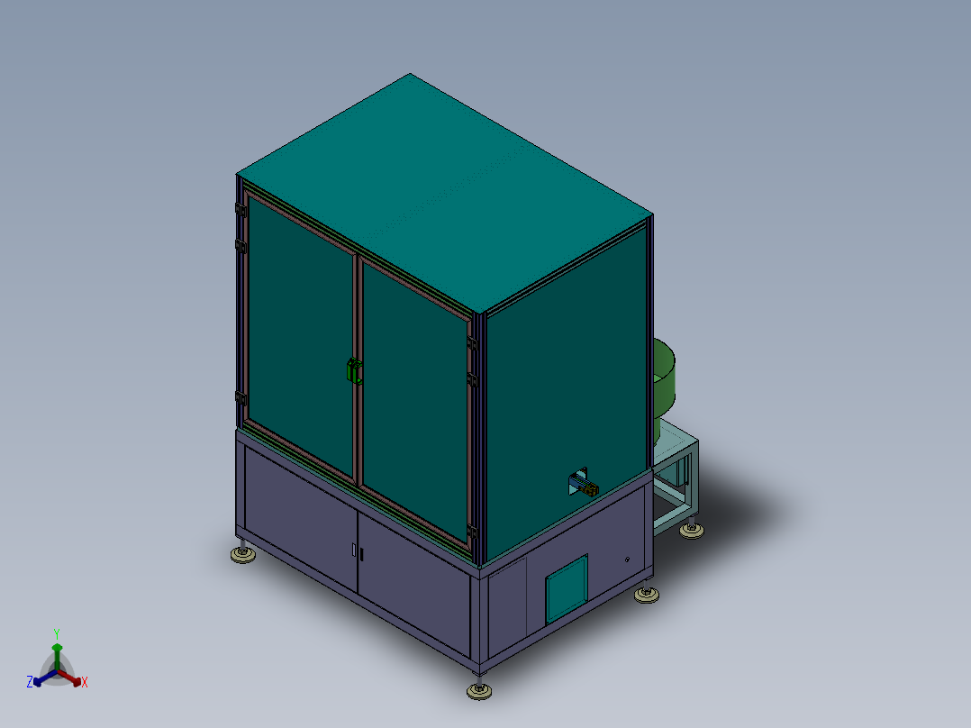 继电器凸轮自动组装机正等轴测图