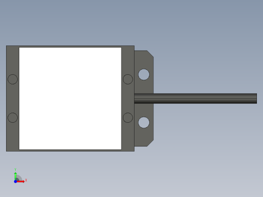 基恩士CA-DSR2_kc图纸模型前视缩略图
