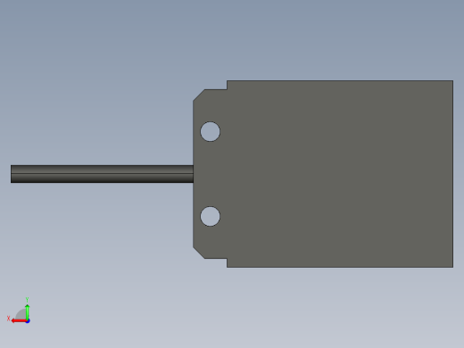 基恩士CA-DSR2_kc图纸模型后视缩略图