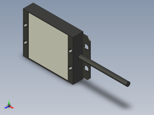 基恩士CA-DSR2_kc图纸模型正等轴测缩略图