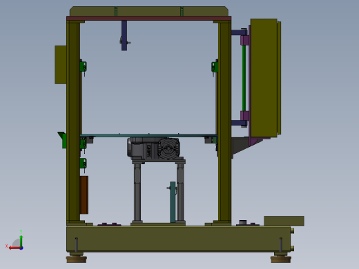 带转盘的机架总成后视缩略图