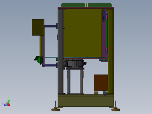 带转盘的机架总成右视缩略图