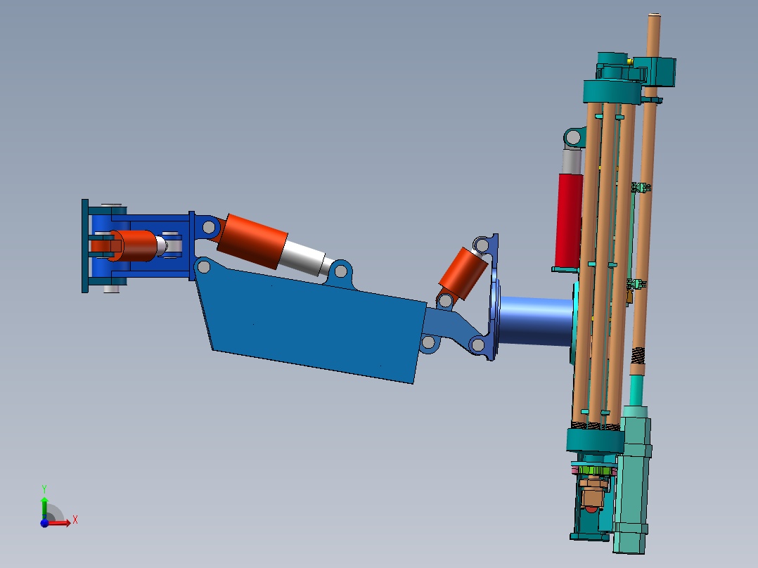 锚固系统(6)前视图
