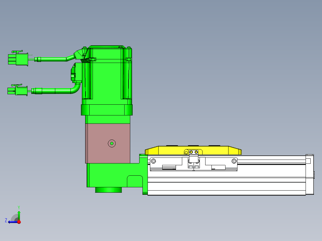 GTA内嵌同步带全封闭GTA5-BW-200W右视图