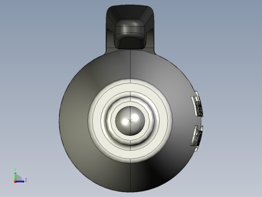 Phase Tester相位检测笔3D数模图纸 CREO设计 附STP左视缩略图