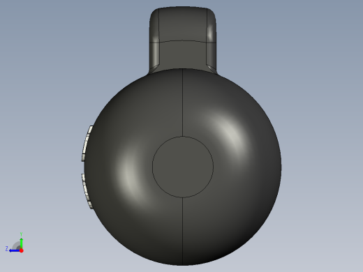 Phase Tester相位检测笔3D数模图纸 CREO设计 附STP右视缩略图