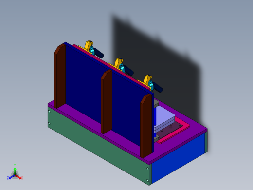 电路板测试实验架台