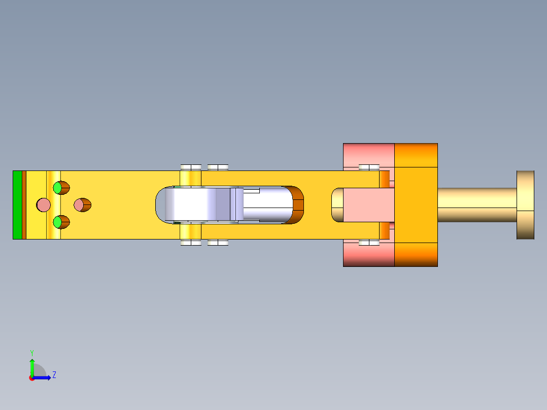 机械爪 3D图纸 (19)左视图