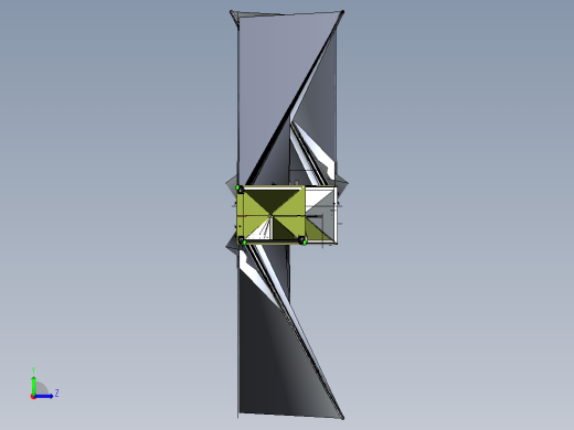 摆盘上料机 三维膜图纸设计左视缩略图