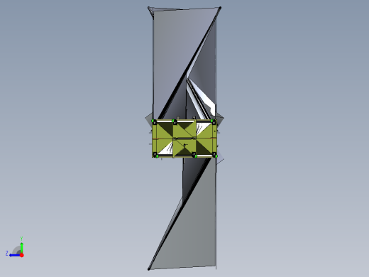 摆盘上料机 三维膜图纸设计右视缩略图
