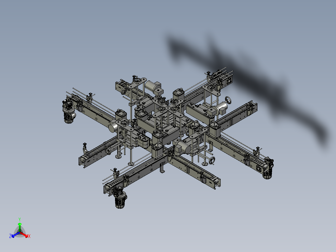 龙门架双机械手