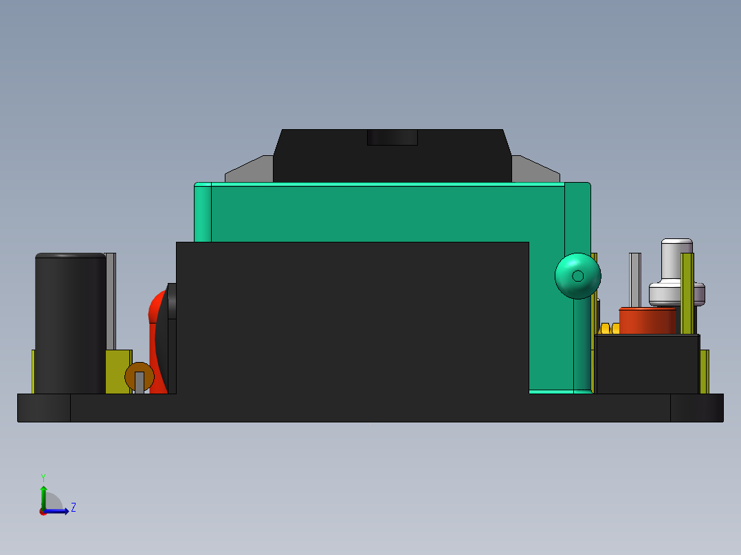 最小51系统板==425251==10左视图