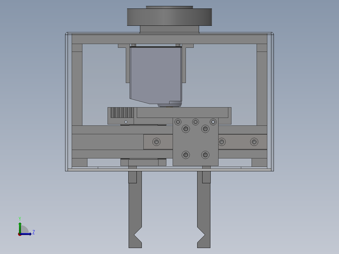 末端执行器左视图