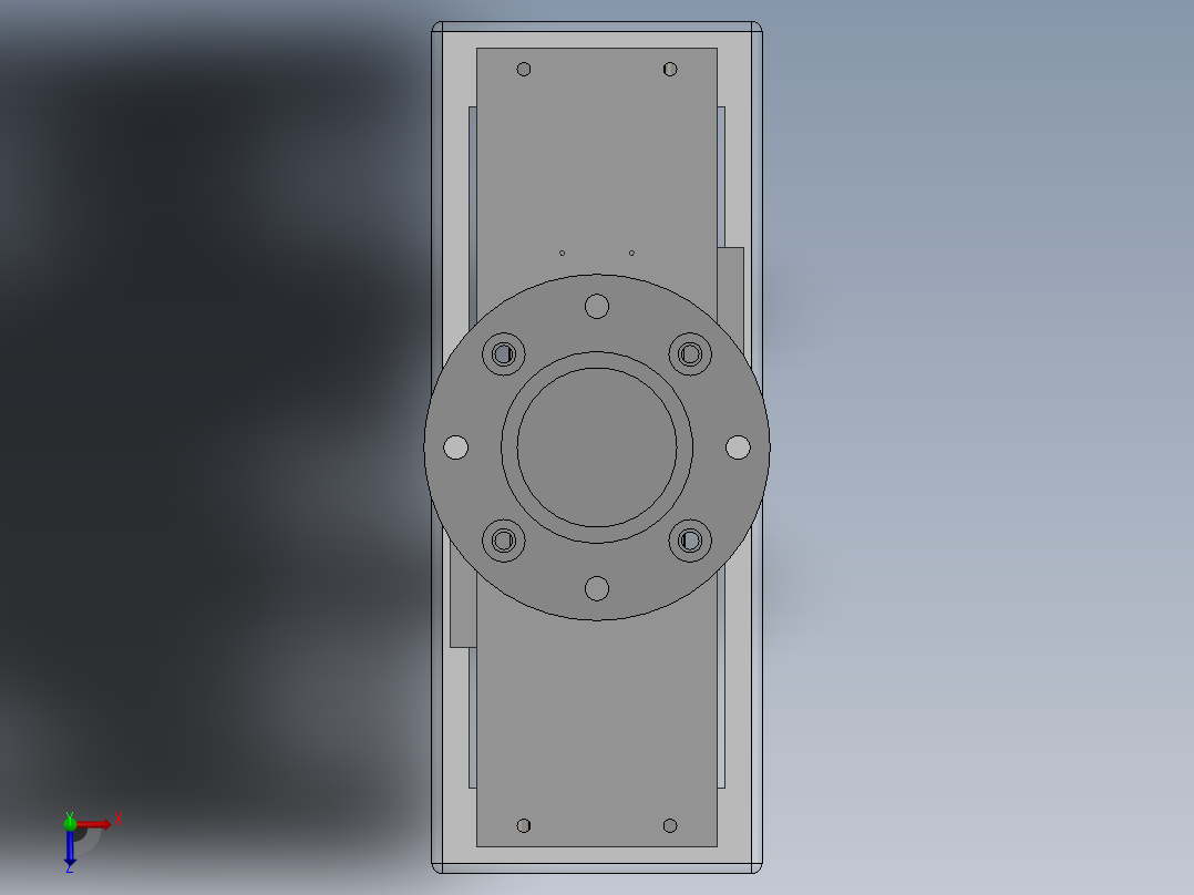 末端执行器俯视图