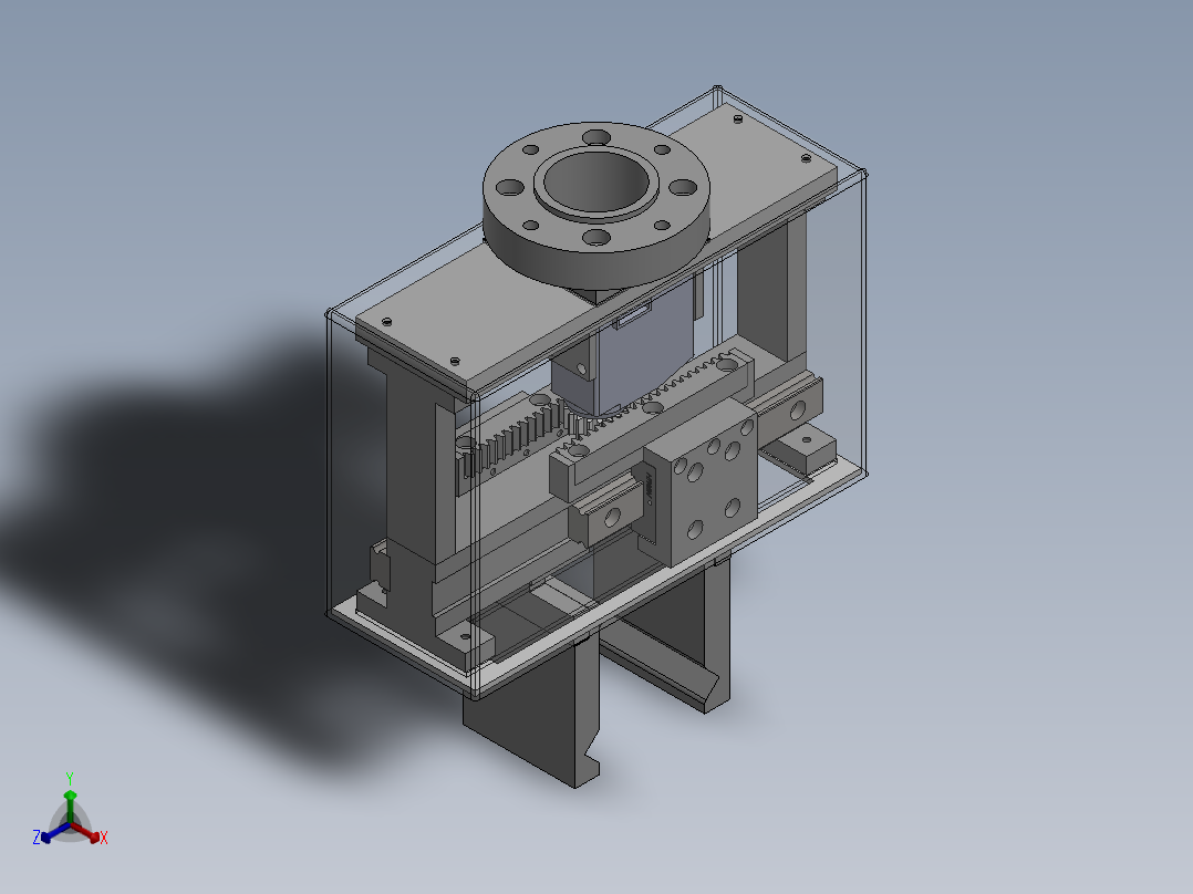 末端执行器正等轴测图