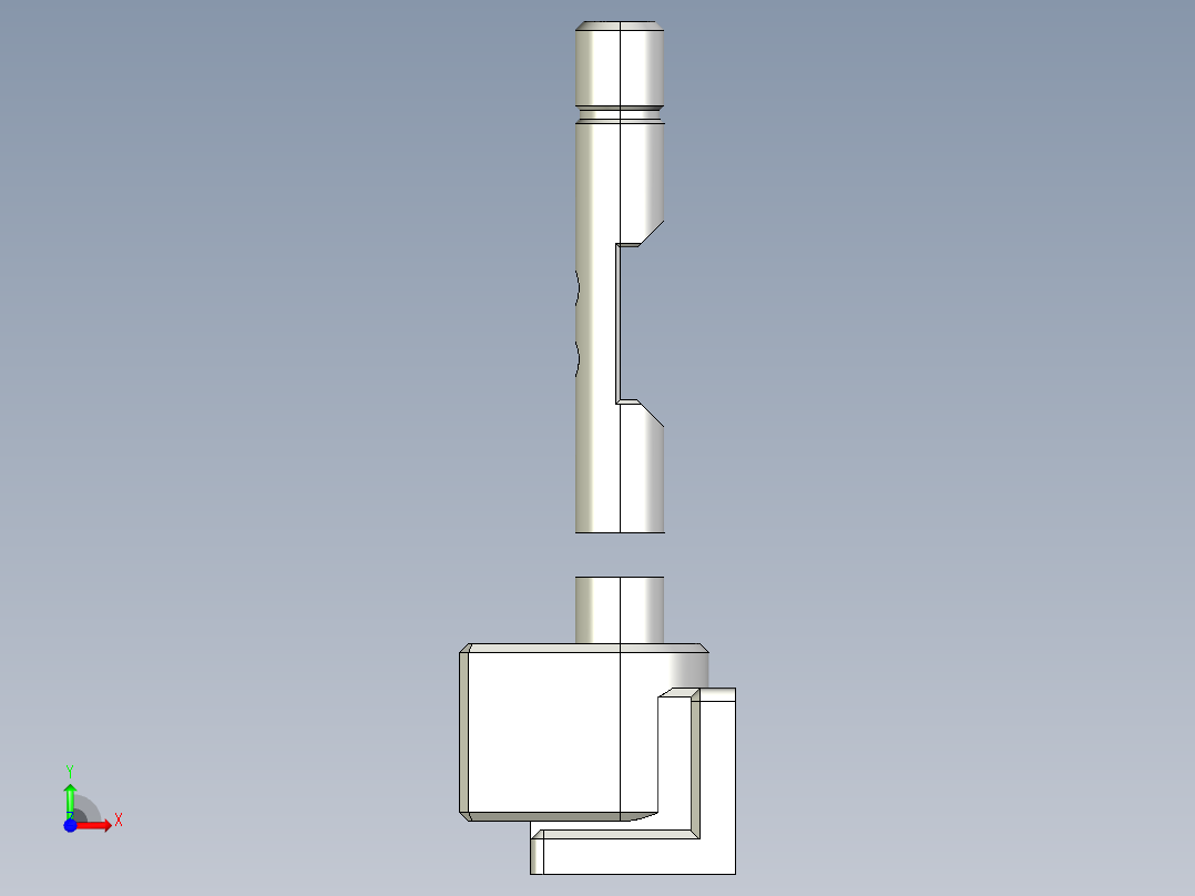 基恩士PZ-S10A_20A_kc图纸模型前视图