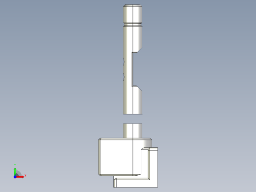 基恩士PZ-S10A_20A_kc图纸模型前视缩略图