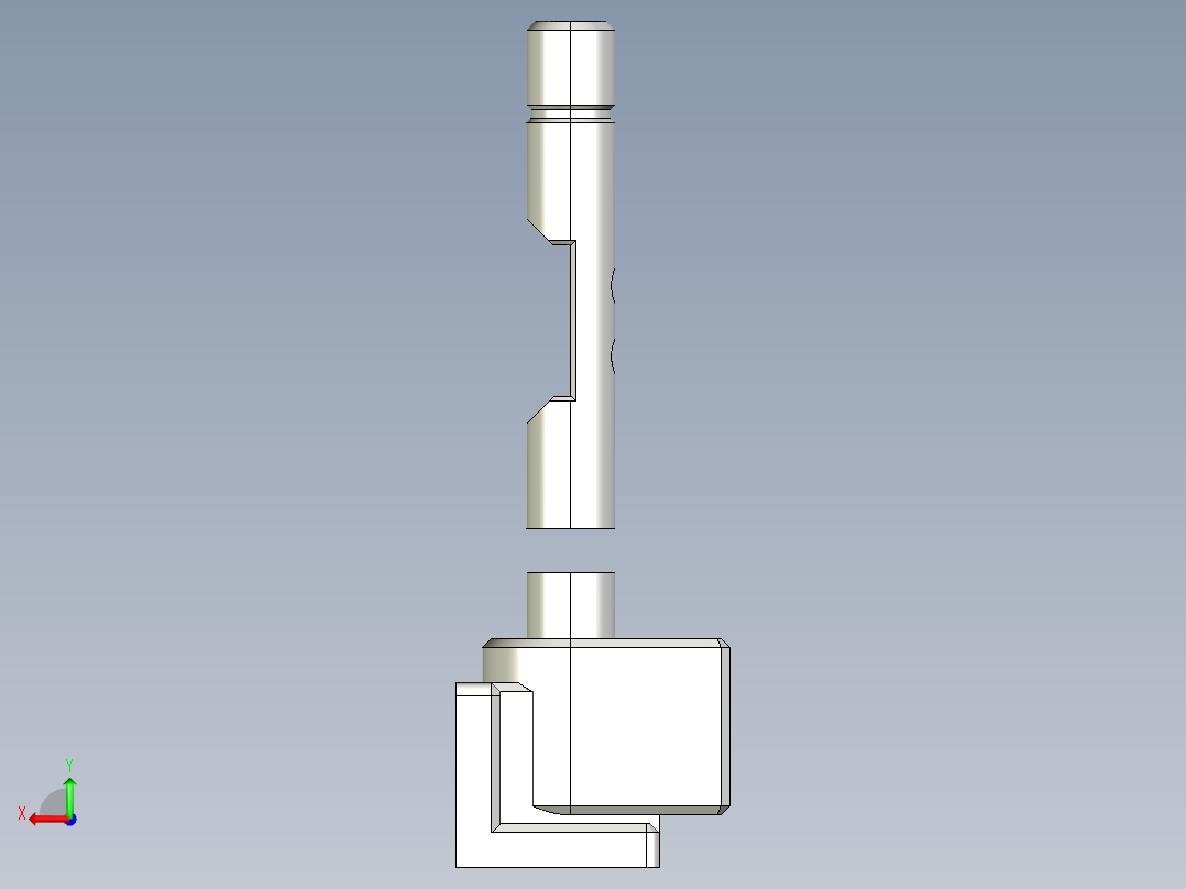 基恩士PZ-S10A_20A_kc图纸模型后视图