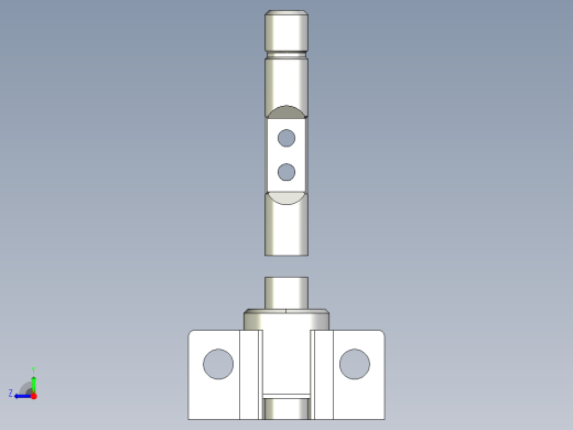 基恩士PZ-S10A_20A_kc图纸模型右视缩略图